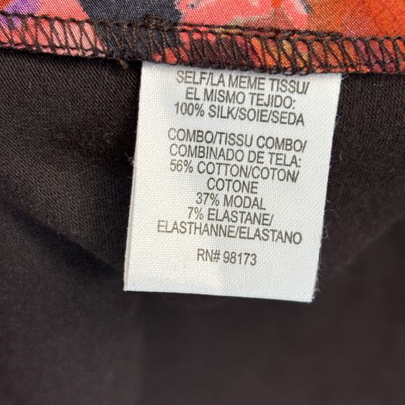 W by Worth Womens Quiet Luxury Whimsical Artsy Silk Cardigan Vest Size XP Boho - Picture 5 of 7